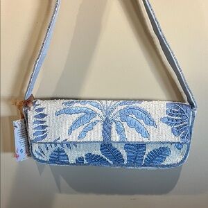 Made In India | Tropical Motif Beaded Shoulder Bag